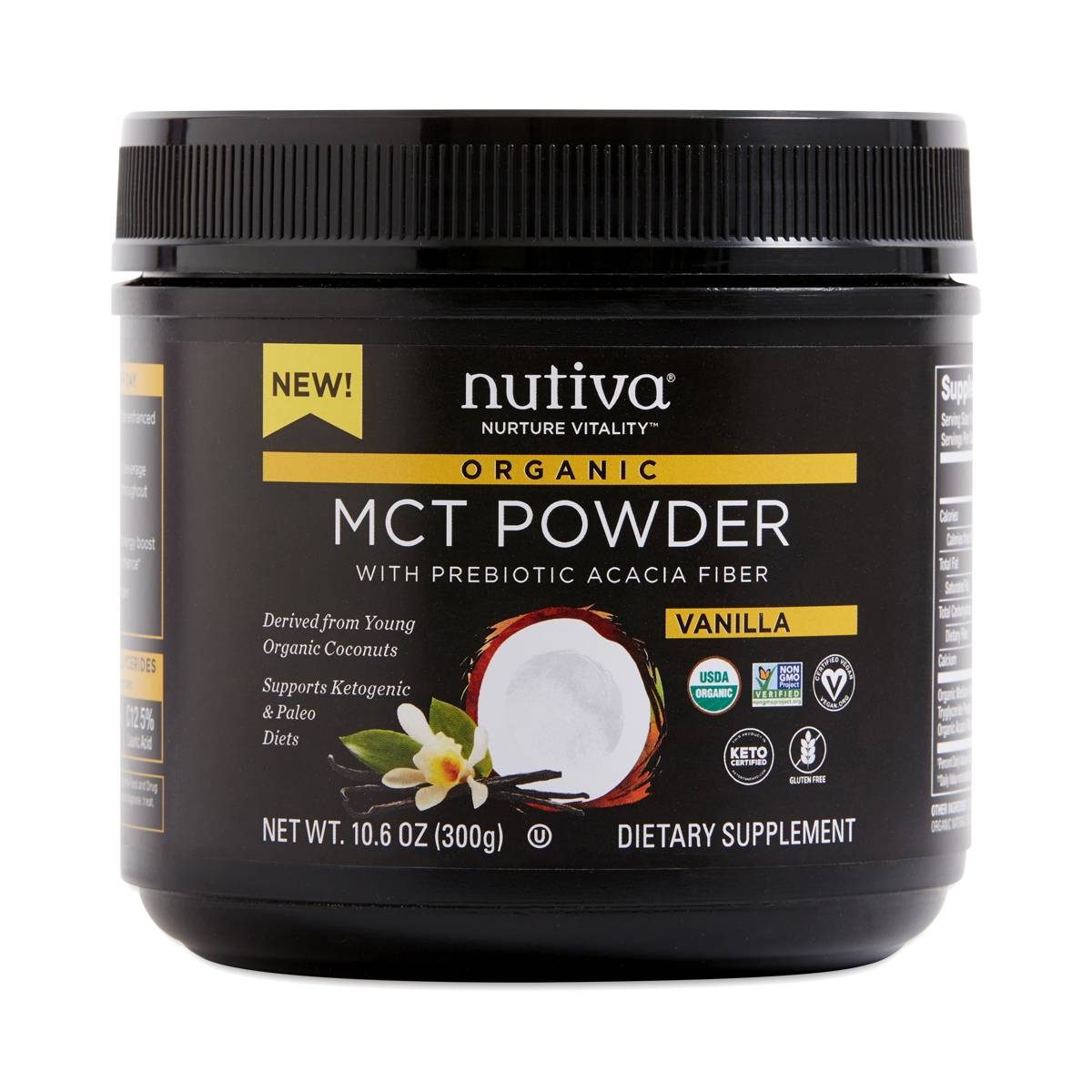 Nutiva Organic MCT Powder, Vanilla Thrive Market