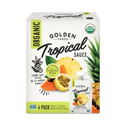 Organic Tropical Fruit Blend Sauce, Snack Pack