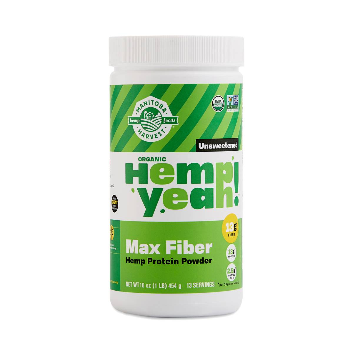 Protein Powder, Hemp Yeah! Max Fiber Unsweetened