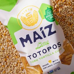 Maíz Totopos Corn Tortilla Chips, Lime