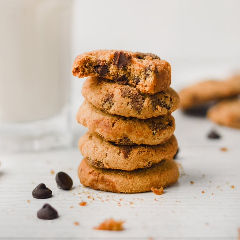 Flourless Chocolate Eggless Almond Flour Chocolate Chip Cookies