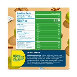 Chewy Granola Bars, Apple Cinnamon