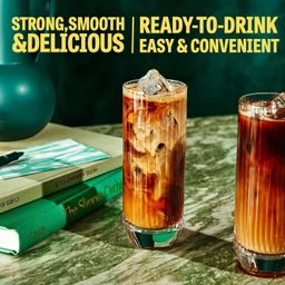 Extra Strong Cold Brew Coffee, Straight Black