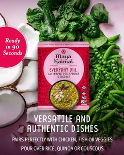 Organic Everyday Dal - Green Split Peas + Spinach + Coconut