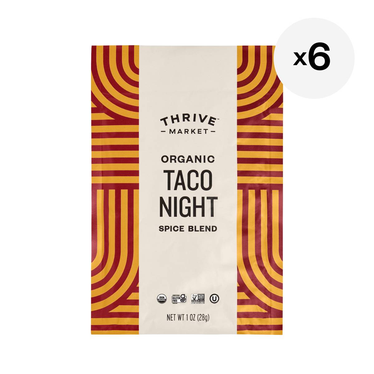Organic Taco Night Spice Blend, 6 pack