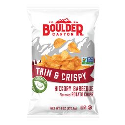 Thin & Crispy Potato Chips, Hickory Barbeque