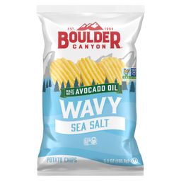 Wavy Potato Chips, Sea Salt