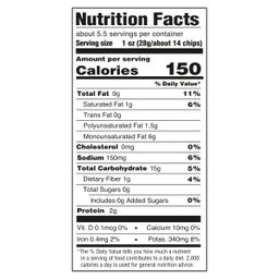 Wavy Potato Chips, Sea Salt