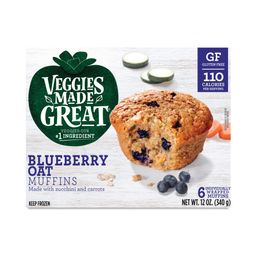 Gluten Free Muffins, Blueberry Oat
