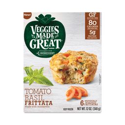 Gluten Free Frittata, Tomato Basil