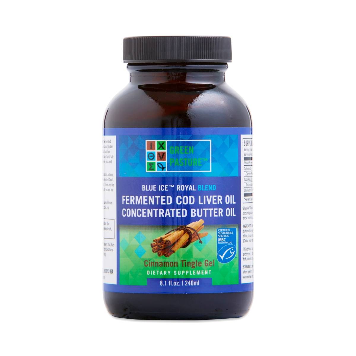 Cinnamon Tingle Fermented Cod Liver Oil Blend Thrive Market