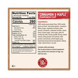 Cinnamon & Maple Flapjack Cup