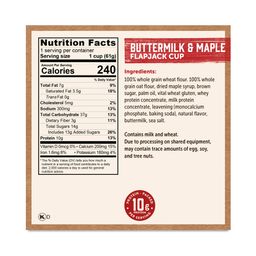 Buttermilk & Maple Flapjack Cup