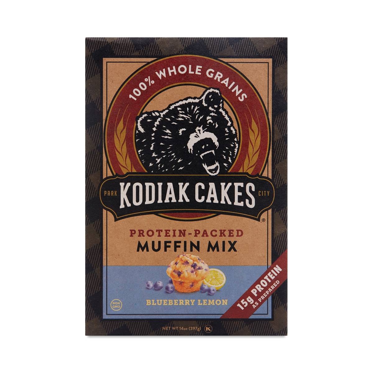 Protein Packed Blueberry Lemon Muffin Mix by Kodiak Cakes Thrive Market