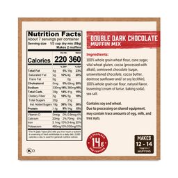 Double Dark Chocolate Protein-Packed Muffin Mix