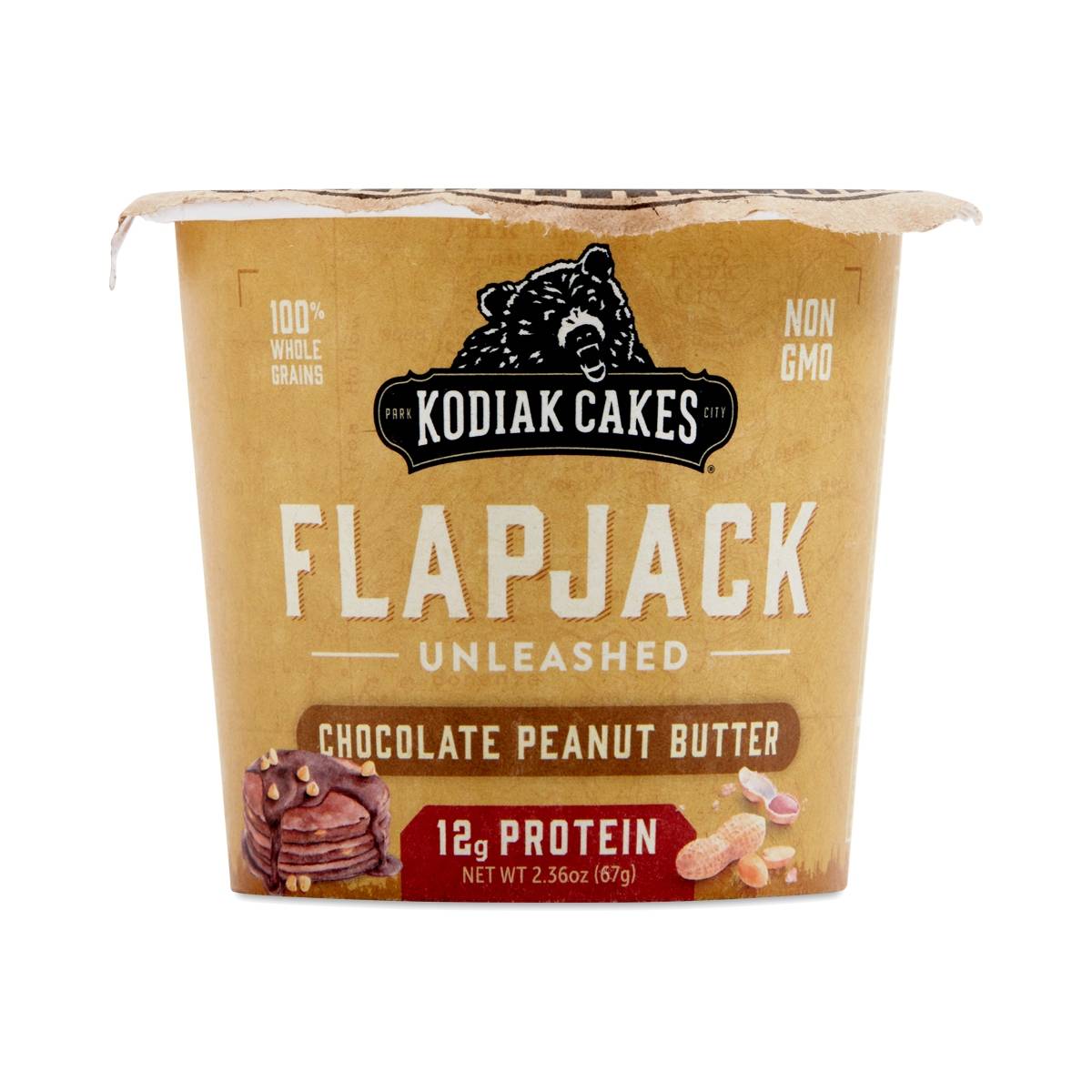 Protein Packed Chocolate Peanut Butter Flapjack Cup Thrive Market