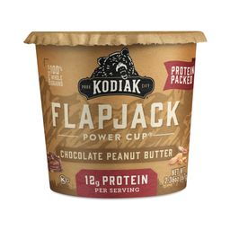 Chocolate Peanut Butter Flapjack Cup