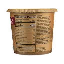 Chocolate Peanut Butter Flapjack Cup