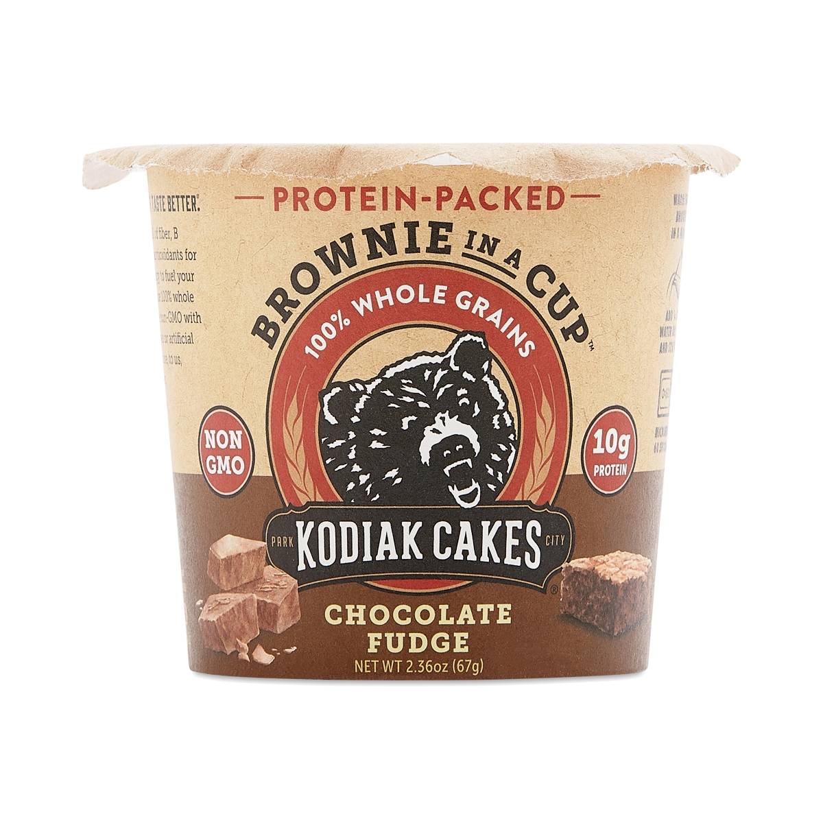 Kodiak Cakes Chocolate Fudge Brownie in a Cup Thrive Market