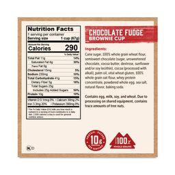 Chocolate Fudge Brownie in a Cup