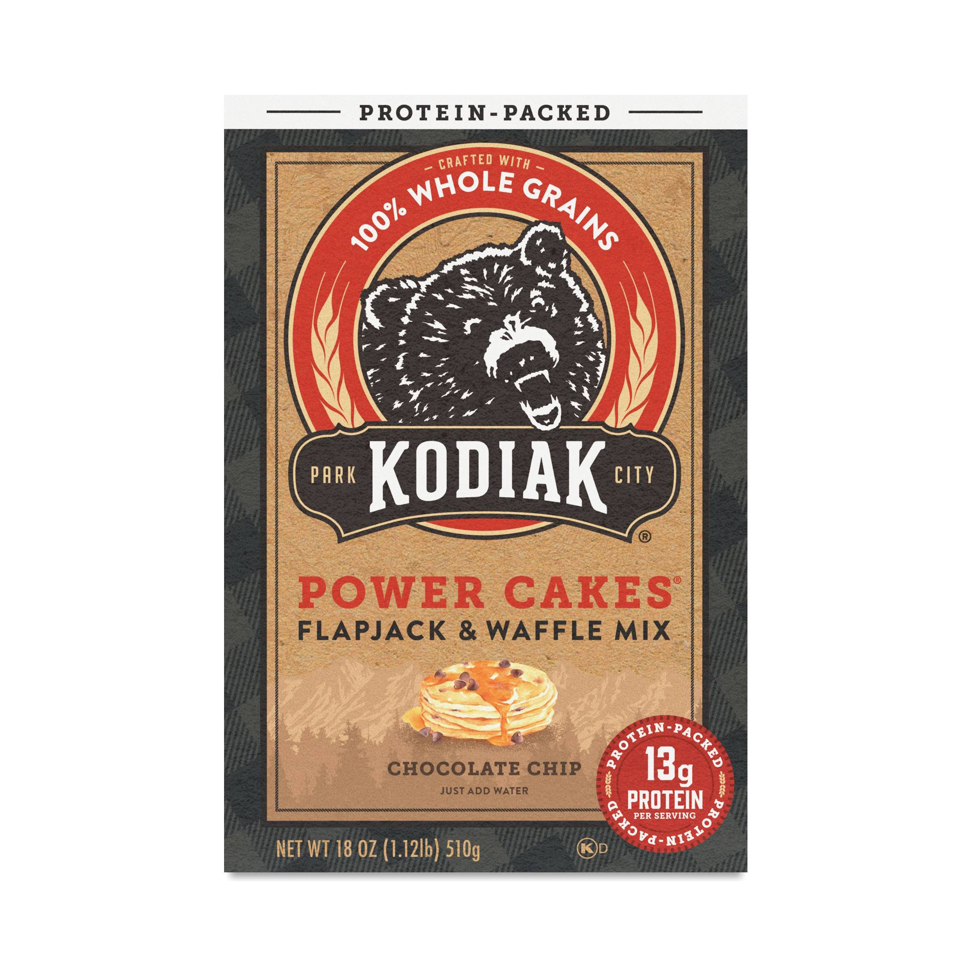 Power Cakes Flapjack & Waffle Mix, Chocolate Chip