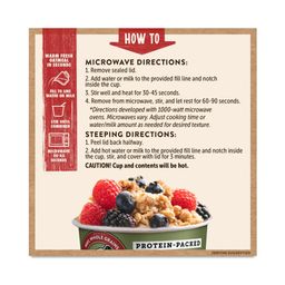 Protein-Packed Oatmeal Cup, Maple & Brown Sugar