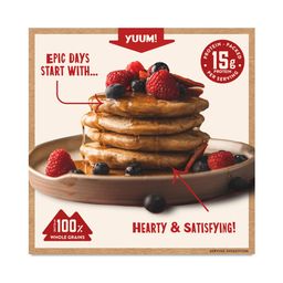 Power Cakes Flapjack & Waffle Mix, Buttermilk, Grizzly Size