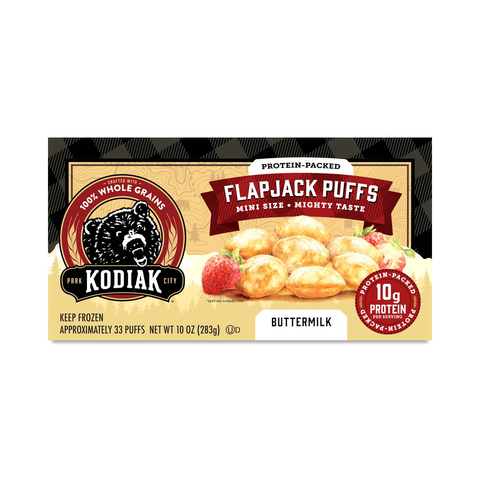 Protein-Packed Flapjack Puffs, Buttermilk