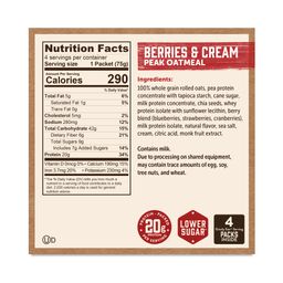 Peak Oatmeal Packets, Berries & Cream