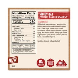 Protein Packed Granola, Honey Oat