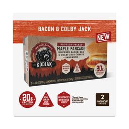 Breakfast Sandwich, Bacon & Colby Cheese