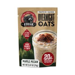 Protein-Packed Overnight Oats, Maple Pecan
