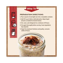 Protein-Packed Overnight Oats, Maple Pecan