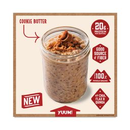 Protein-Packed Overnight Oats, Cookie Butter