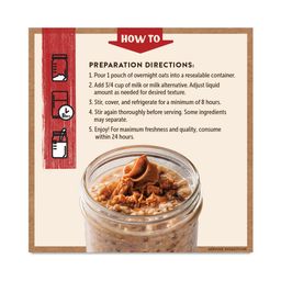 Protein-Packed Overnight Oats, Cookie Butter