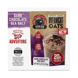 Protein-Packed Overnight Oats, Dark Chocolate Sea Salt