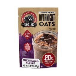 Protein-Packed Overnight Oats, Dark Chocolate Sea Salt