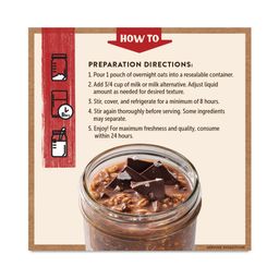 Protein-Packed Overnight Oats, Dark Chocolate Sea Salt
