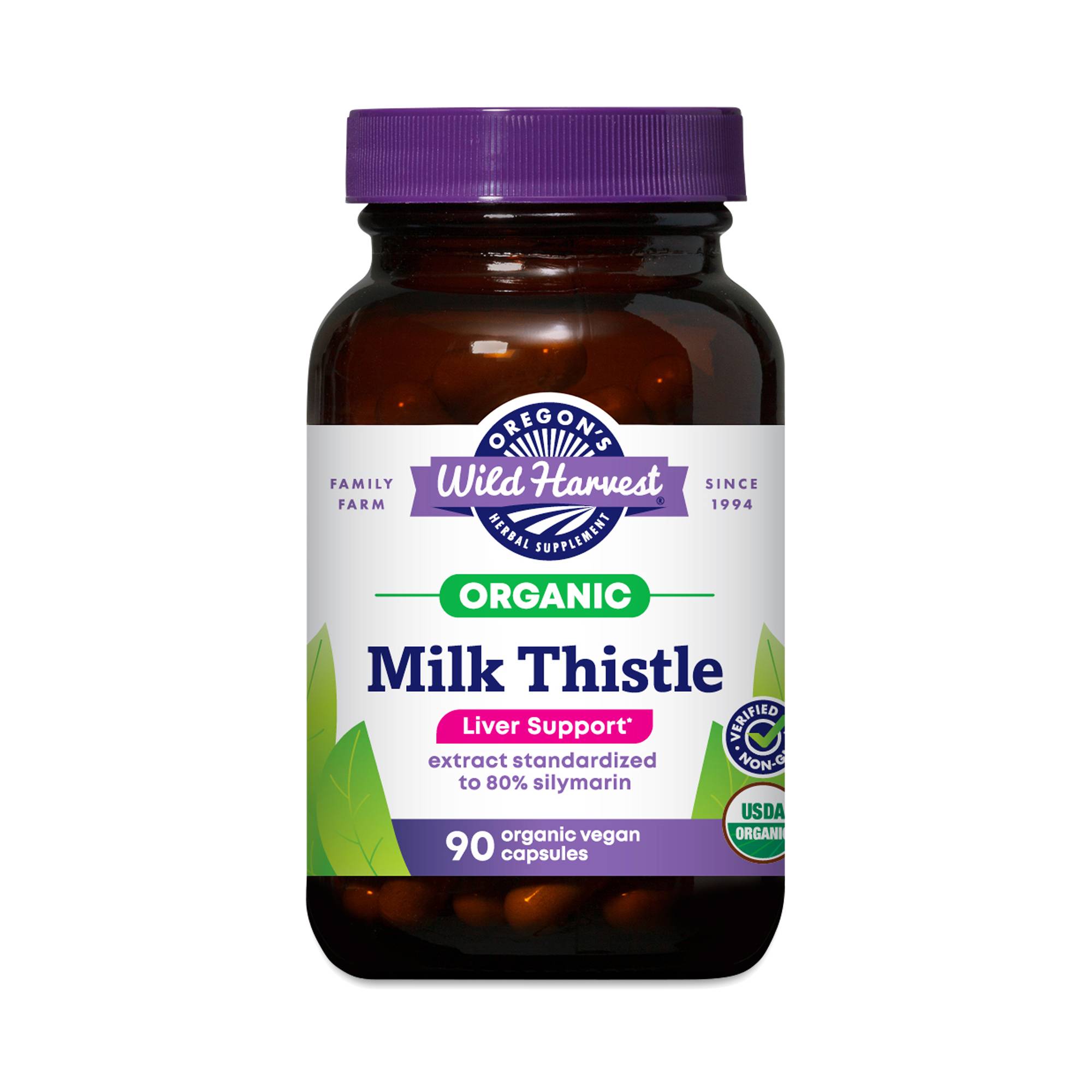 Organic Milk Thistle Capsules