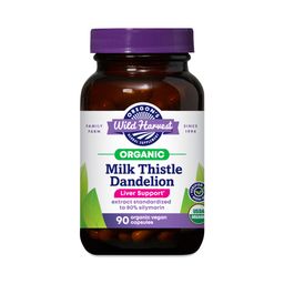 Organic Milk Thistle Dandelion Capsules