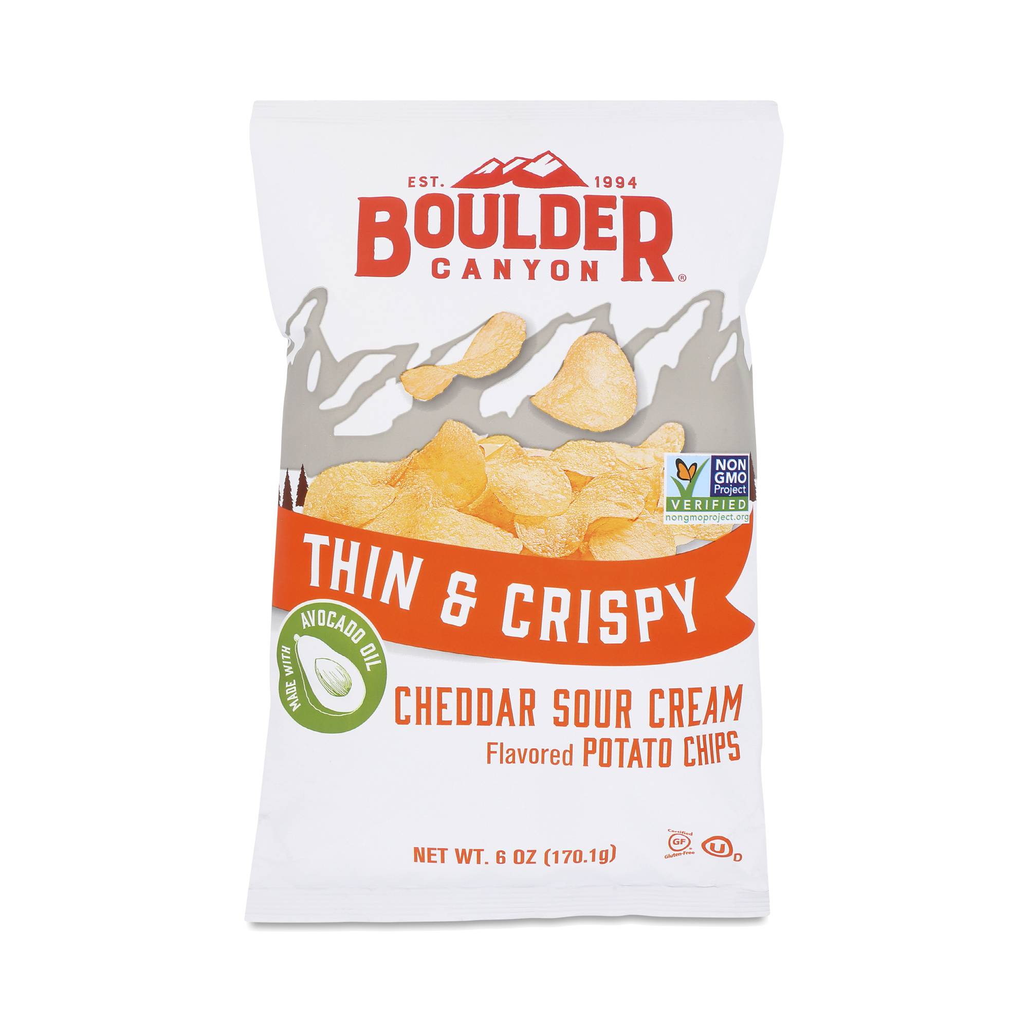 Thin & Crispy Potato Chips, Cheddar Sour Cream