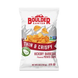 Thin & Crispy Potato Chips, Hickory BBQ, Avocado Oil
