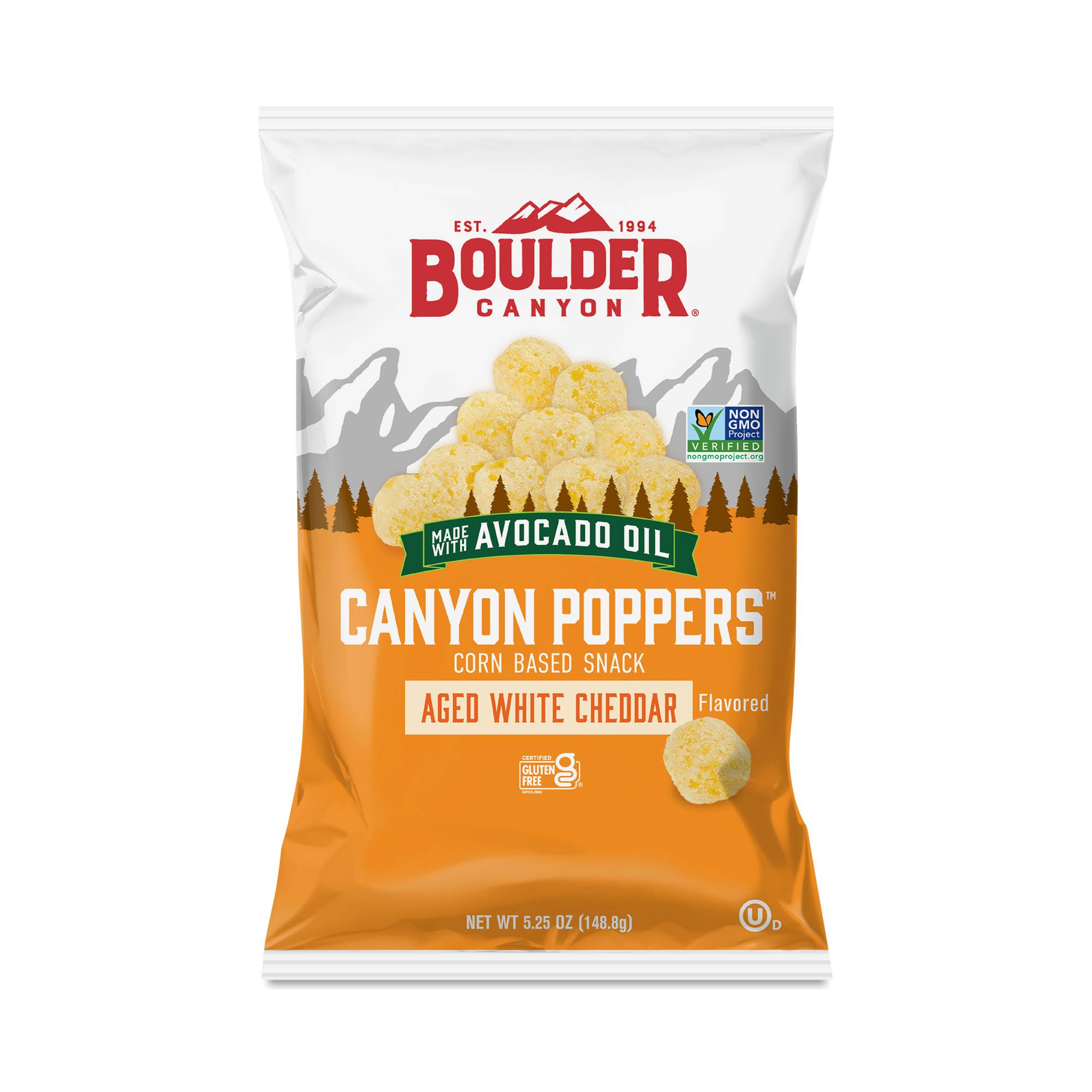 Canyon Poppers, Aged White Cheddar