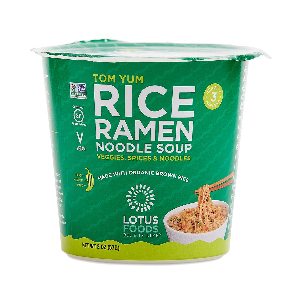 Tom Yum Rice Ramen Noodle Soup Cup