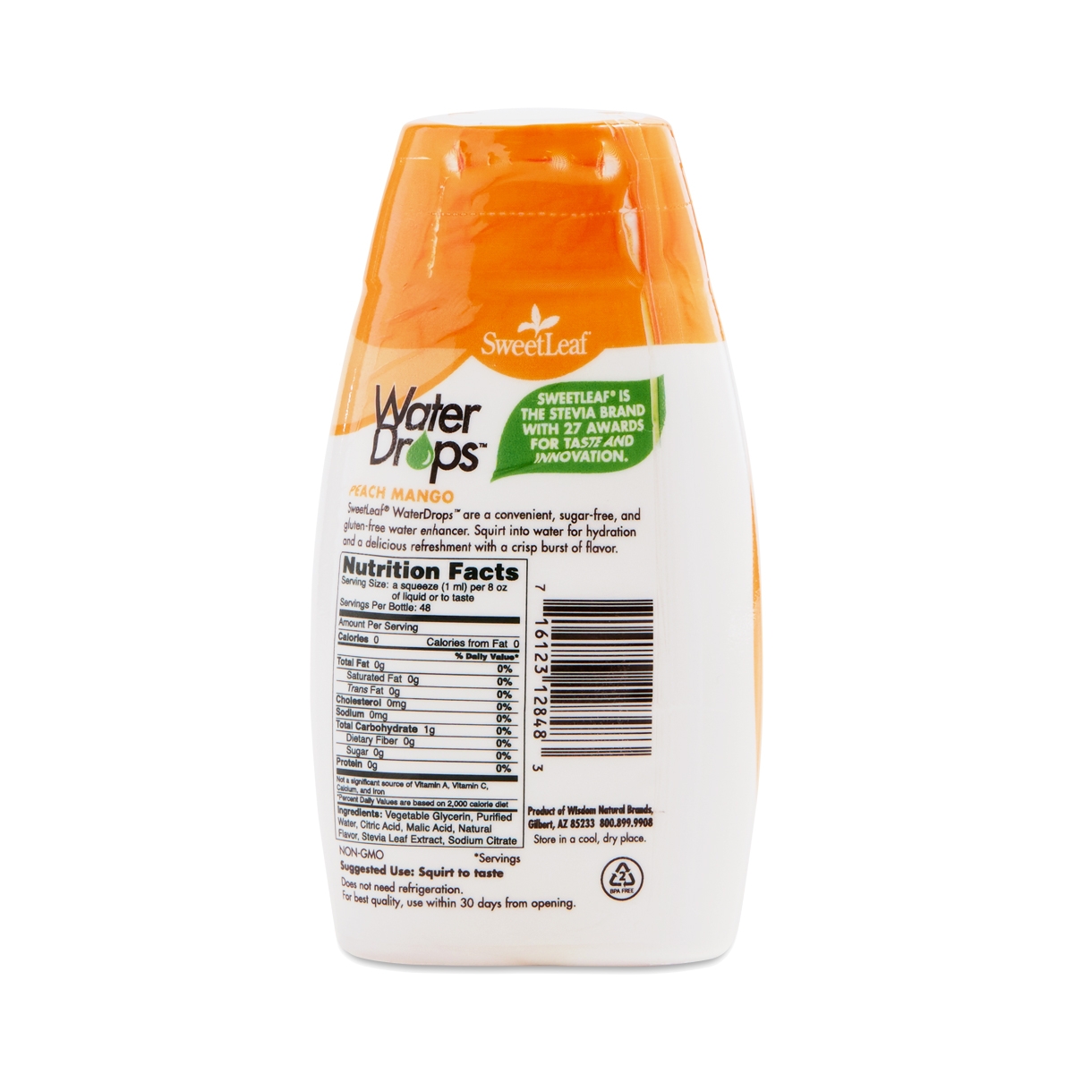 SweetLeaf Peach Mango Water Drops Thrive Market