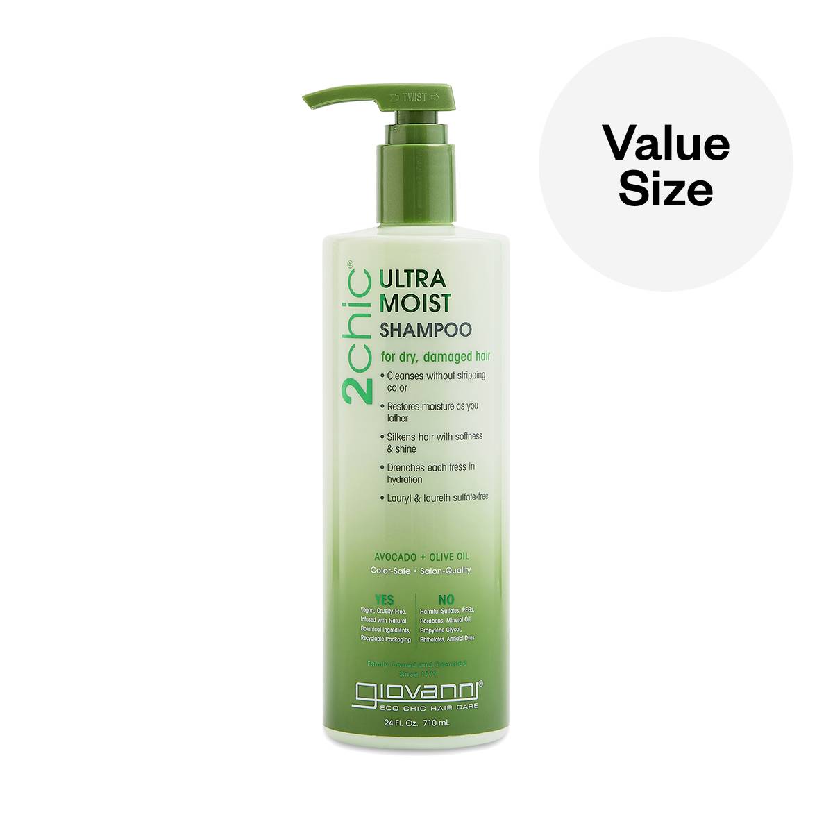 Ultra-Moist Shampoo, Avocado & Olive Oil