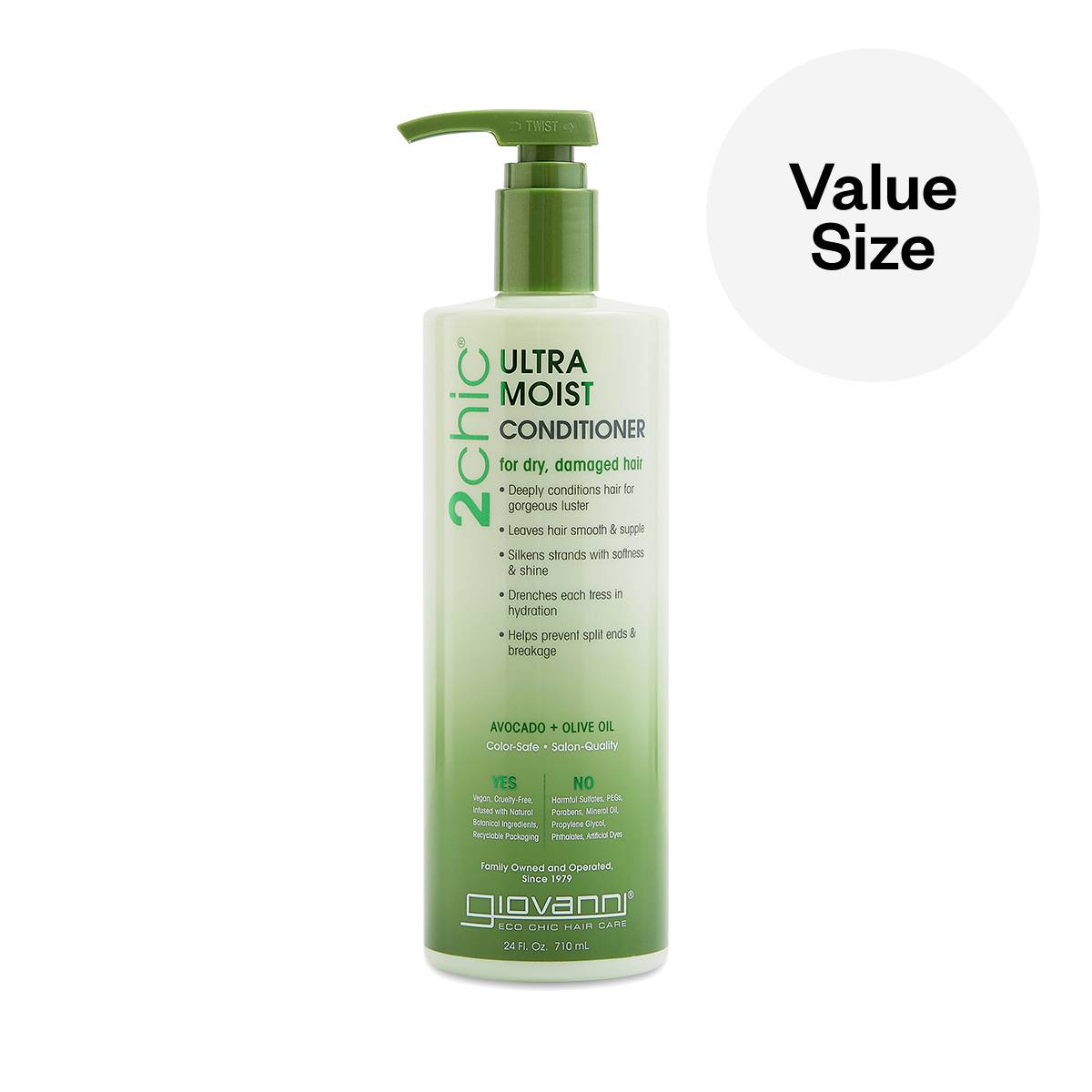 Ultra-Moist Conditioner, Avocado & Olive Oil