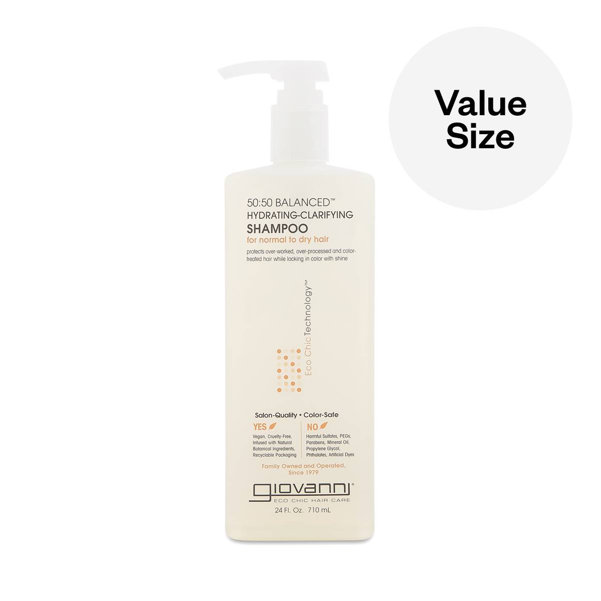 50:50 Balanced Hydrating-Clarifying Shampoo, Value Size