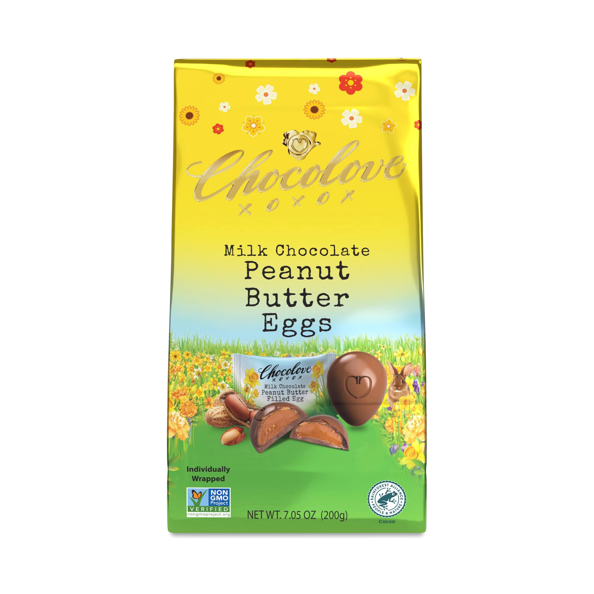 Peanut Butter Filled Milk Chocolate Eggs
