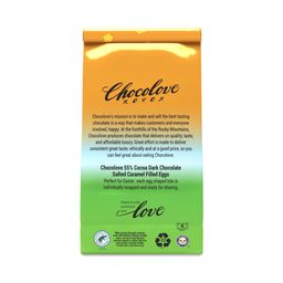 Salted Caramel Filled Dark Chocolate Eggs